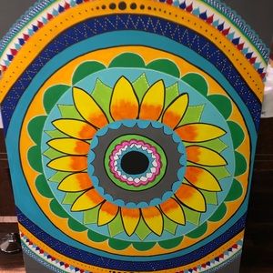 LARGE PAINTED CANVAS